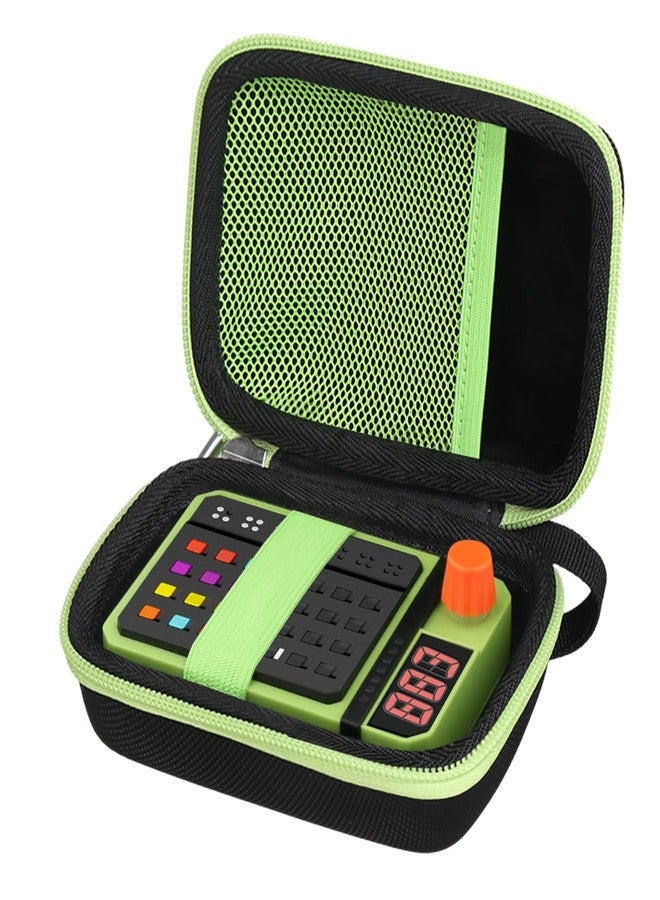 worfty Case for Super Decoder 600-Level Code-Breaking Puzzle Game - Hard Protective Travel Carrying Storage Bag (Case Only) (Green-Black) - Image 4